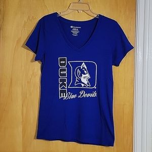Colosseum, XL, Royal blue, Duke Blue Devils women's v-neck t-shirt